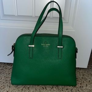 Green Kate Spade purse